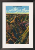 Badlands National Park, South Dakota, Aerial View of the Badlands Prints