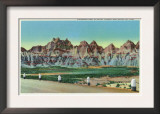Badlands National Park, South Dakota, Formation East of Lower Tunnel View Print