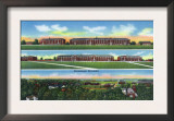 Fort Knox, Kentucky, Panoramic and Aerial View of the Barracks Posters