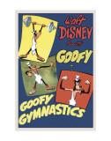 Goofy Gymnastics Poster