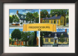 Fredericksburg, Virginia, Famous Scenes of the City Poster