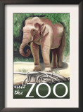 Visit the Zoo, Asian Elephant Prints by Lantern Press 