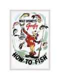 How to Fish Lámina giclée How to Fish Lámina giclée