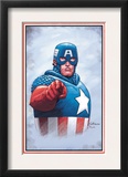 The New Invaders 0 Cover: Captain America Poster by Steve Epting