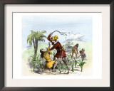 Cruelty of the Spanish Encomienda System on a Sugar Plantation, Santo Domingo Posters