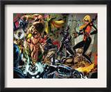 Realm of Kings Inhumans 2 Group: Wasp, Hercules, U.S. Agent, Vision and Stature Posters by Pablo Raimondi