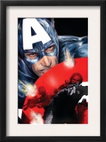Captain America 37 Cover: Captain America Prints by Jackson Guice
