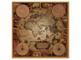 Antique Map, Cartographica I Lámina giclée