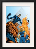Fantastic Four 570 Cover: Thing, Invisible Woman, Human Torch and Mr. Fantastic Posters by Dale Eaglesham