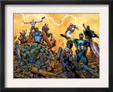 Ultimate Comics Avengers 1 Cover: Hawkeye, Captain America, Nick Fury and Iron Man Posters by Carlos Pacheco