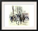 General Robert E. Lee Leaving the McLean House after the Confederate Surrender at Appomattox Print