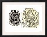 British Stamps for America Issued under the Stamp Act for a Half-Penny and Five Shillings Prints