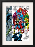 Giant-Size Avengers 1 Group: Thor, Captain America, Hawkeye, Black Panther and Vision Prints by John Buscema