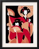 Two Japanese Geisha Posters