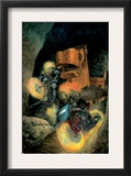 Ghost Riders: Heavens On Fire 3 Cover: Ghost Rider Print by Das Pastoras