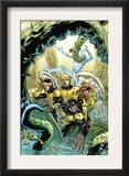 X-Men: First Class Giant-Size Special 1 Cover: Beast, Cyclops, Marvel Girl, Angel and Iceman Prints by Jeff Parker