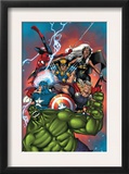 Marvel Adventures The Avengers 36 Cover: Hulk Prints by Ig Guara