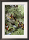 Juan Ponce de Leon's Expedition Searching for the Fountain of Youth in Florida, c.1500 Poster