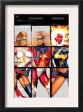 Ms. Marvel 22 Cover: Ms. Marvel, Binary and Warbird Prints by Greg Horn