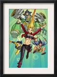 Big Hero 6 1 Group: Honey Lemon, Go-Go Tomago, Wasabi No-Ginger, Fred, Baymax and Hiro Takachiho Posters by David Nakayama