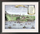 Quebec City and the Saint Lawrence River, c.1722 Prints