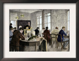 Ernst Haeckel Teaching in His Laboratory at Jena University, Germany Prints