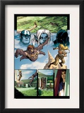 Avengers: The Initiative 4 Group: Justice, Cloud 9, Captain America, Namorita and Night Thrasher Art by Stefano Caselli