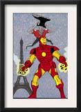 X-Statics 24 Cover: Iron Man and Mr. Sensitive Posters by Michael Allred