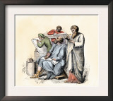 Scribes Using the Stylus and Other Means of Writing in Ancient Times Prints