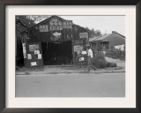 Advertisements for Popular Malaria Cure, Natchez, Mississippi, c.1935 Print by Ben Shahn