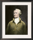 Alexander Hamilton, with His Autograph Posters
