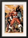 She-Hulk 34 Group: Red Guardian, Ursa Major, Darkstar and Crimson Dynamo Prints by Vincenzo Cucca