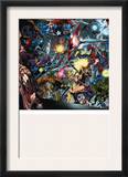 Venom: Dark Origin 3 Group: Hulk, Spider-Man, Dr. Doom and Captain America Prints by Angel Medina