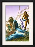 Son Of M 3 Cover: Quicksilver and Crystal Posters by Roy Allan Martinez