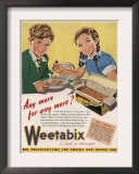 1940's Weetabix Advertisement Posters