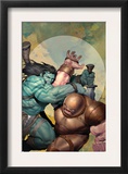 Incredible Hulk 602 Cover: Skaar and Juggernaut Prints by Ariel Olivetti