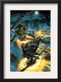Ghost Riders: Heavens On Fire 4 Cover: Ghost Rider and Scarecrow Posters by Dustin Weaver