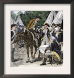 General Washington is Brought the News That the British Had Crossed the Brandywine, c.1777 Posters