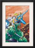 Starjammers 1 Cover: Chod, Corsair and hepzibah Print by Ale Garza