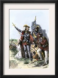 Spanish Explorer Hernando de Soto Discovering the Mississippi River, c.1540 Prints