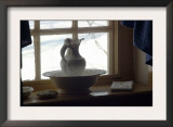 Pitcher and Basin in General Washington's Bedroom at Valley Forge Winter Camp, Pennsylvania Posters