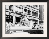 General Dwight D. Eisenhower in Parade, 1945 Art by Fred Palumbo