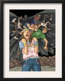 Runaways 9 Group: Hayes, Molly, Cloak and Runaways Posters by Adrian Alphona