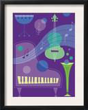 Musical Instrument Montage Print