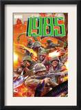 Marvel 1985 4 Cover: Marvel Universe Print by Tommy Lee Edwards