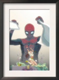 I Heart Marvel: Web Of Romance 1 Cover: Spider-Man, and Mary Jane Watson Prints by Gez Fry