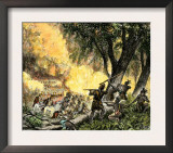 General Wayne's Victory at the Battle of Fallen Timbers, c.1794 Prints