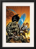 Skaar: Son Of Hulk 7 Cover: Skaar and Silver Surfer Prints by Ed McGuiness