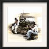 Sailors on the Deck of an American Privateer Hunting English Shipping during the War of 1812 Prints