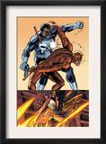 Daredevil Vs. Punisher 3 Cover: Daredevil and Punisher Prints by Dave Lapham